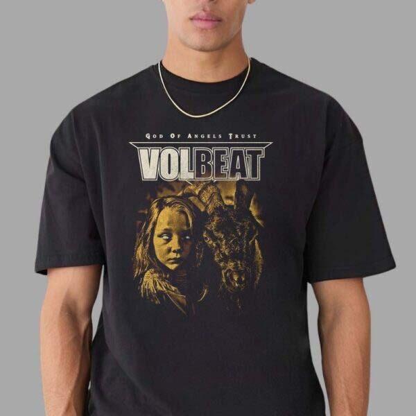 Volbeat Merch Tee God Of Angels Trust Unisex T-Shirt Size S-4Xl XXXL
