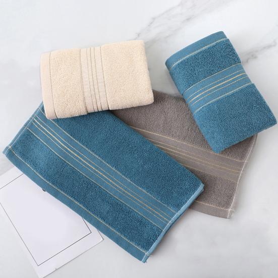 Face Towel Highly Absorbent Super Soft Friendly To Skin Non-Fading Wearable Cotton Thickened Shower Towel Washcloth Bathroom Supplies