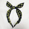 Korean Check Headband with Soft Wire and Standing Ribbon [Cherie Mimi] Children's