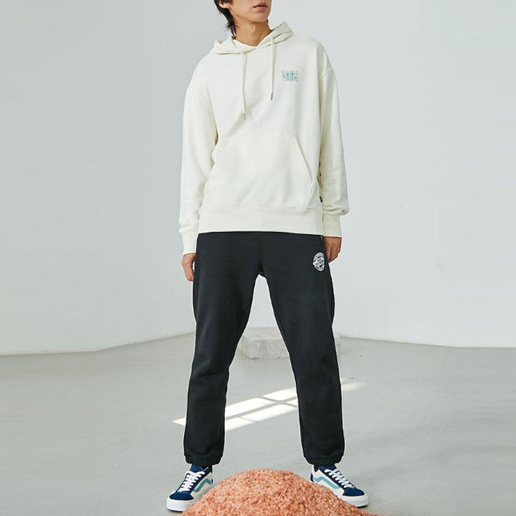 Vans Vortex Pattern Printed Casual Pullover Hoodie Men Hoodies White VN0A5H75FS8