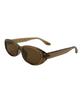 MAISON MASTER Bin Sunglasses Crystal Brown