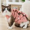Elastic Cat Collar Cartoon Print Recovery Suit Neck Back Bandage Breathable High Elasticity Onesie Surgery Female Spay Comfortable Neutering