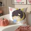 Cartoon Love And Deepspace Sylus Cushion Cover Pillowcase Short Plush Invisible zipper Room Sofa Cushion Cover