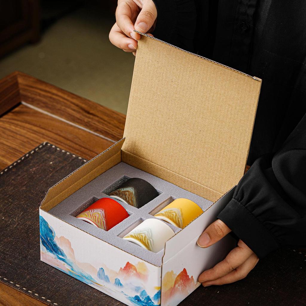 Kung Fu Tea Set: White Porcelain & Ceramic Teacups, Mutton Fat Jade Master Cup, Tea Bowl Set Gift