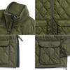 Taion Unisex Military High Neck Zip Down Vest 012ZML-1