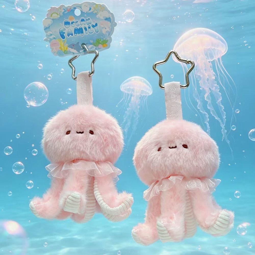 Soft Plushie Shark Seal Keychain Stuffed Animal Turtle Keychain Ocean Animal Plush Backpack