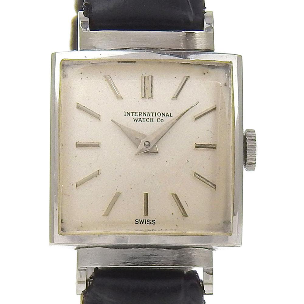 

IWC Watches SilverDial Pt900Platinum/Embossed Leather Hand Winding Women Used