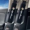 2026 Hot Sticker 2Pcs Car Seat Belt Cover Shoulder Pad For Alfa Romeo Giulia Stelvio Giulietta 156 159 147 Mito Tonale Brera Dis