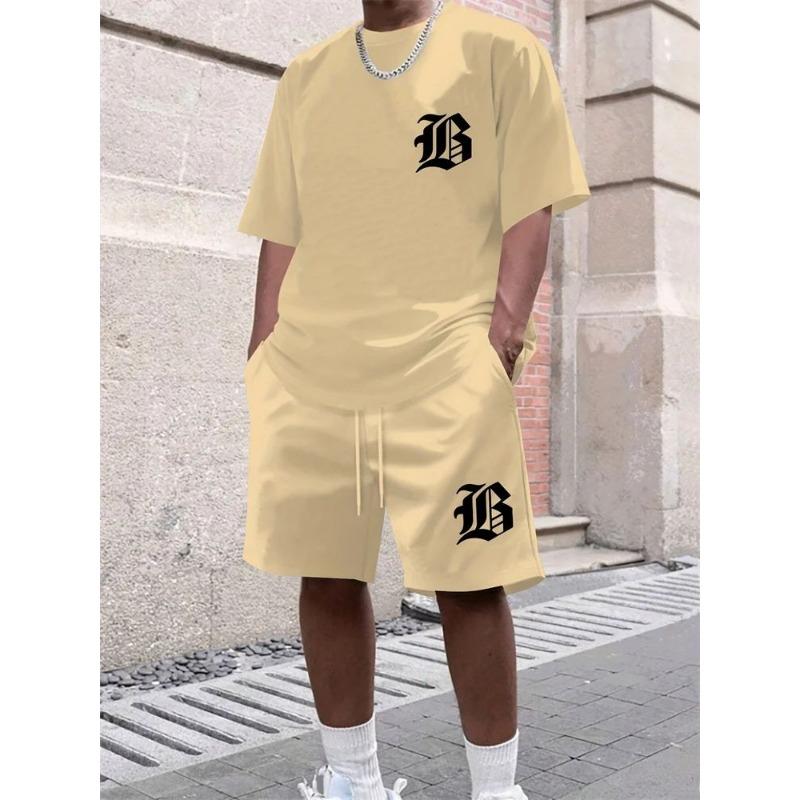 2025 Summer New Men's Casual Set 3D printed sportswear summer streetwear outdoor shorts set