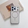 Dual-Color Frosted Magnetic Phone Case for Apple iPhone 16 Pro Max - Anti-Slip Frame, Compatible with 17 Air and 15 Pro