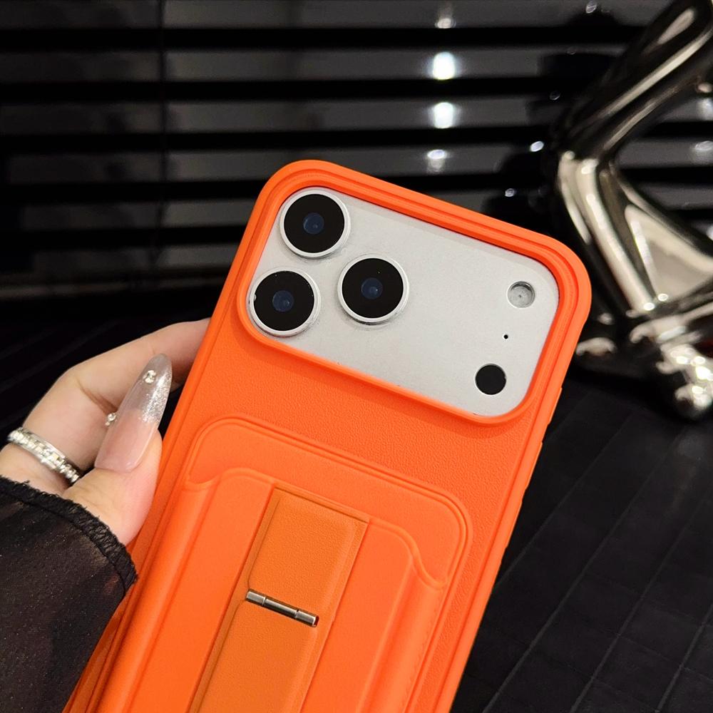 KEYSION Stoßfeste Handyhülle für iPhone 13 14 15 Pro Max 14 15 Plus Silikon+PC Kartensteckplatz Halter Tasche Ständer Rückseite