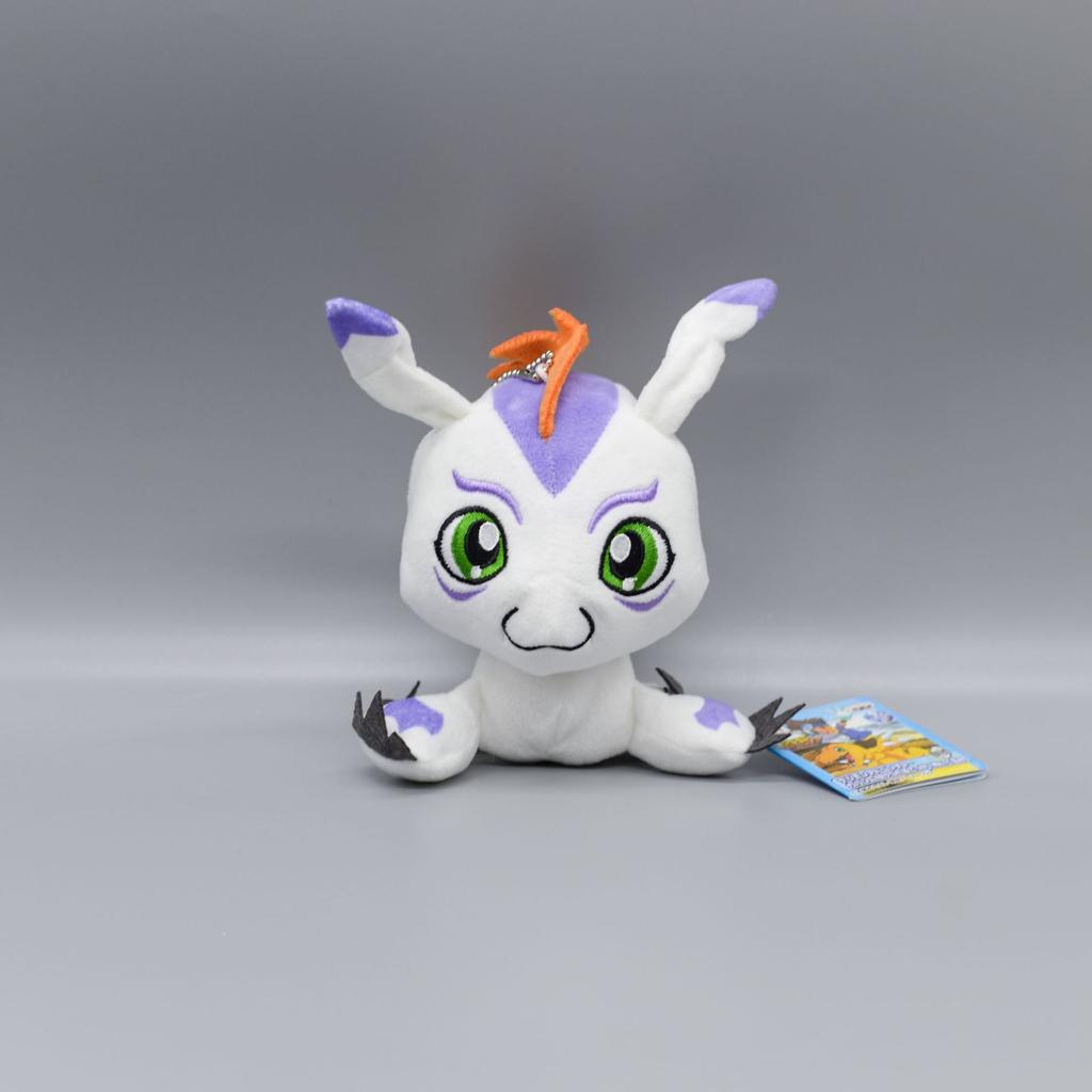 10cm Digimon Adventure Patamon Tailmon Gomamon Patamon Piyomon Agumon Tentomon Key Chain Doll Plush Pendant Gift