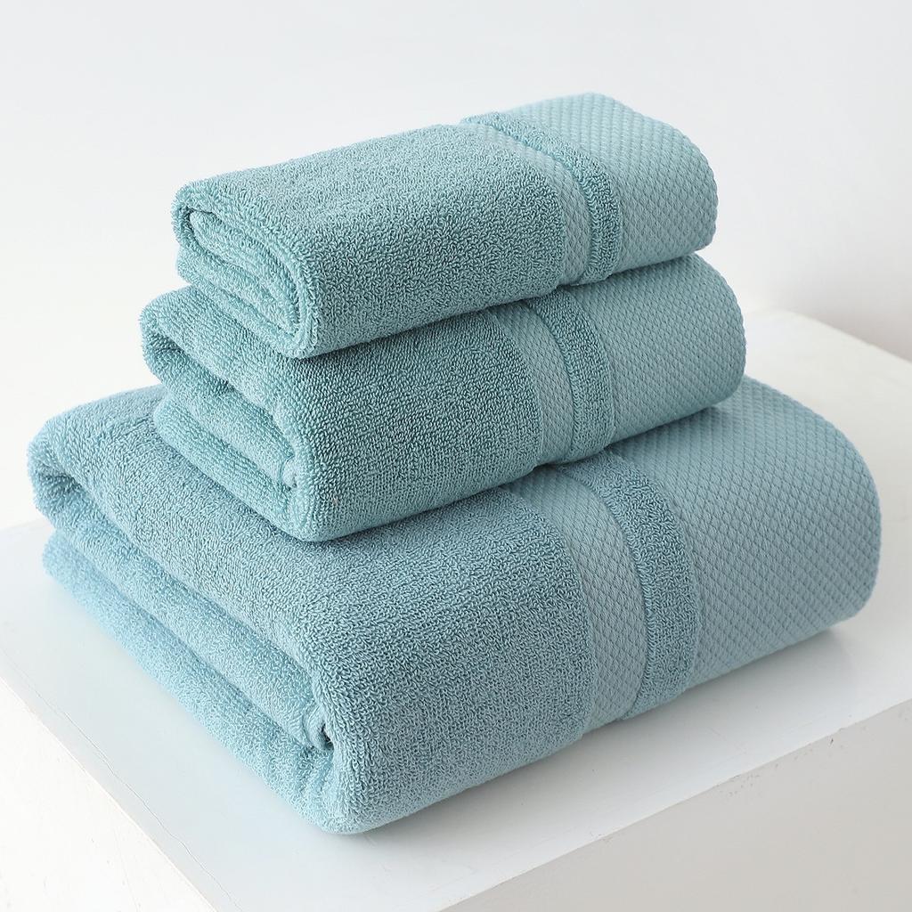 Cotton towel Bath towel Thickened absorbent face towel Household beach towel