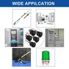 With Pre-Wired Cable Rocker Boat Switch Black Self-locking Snap-in Toggle Switch  Car Auto Boat