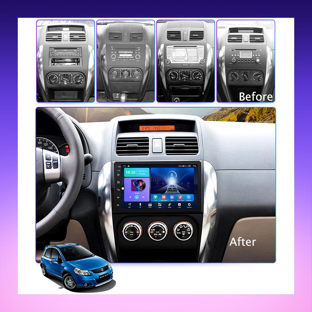 2 DIN Android Car Radio For Suzuki SX4 2006-2013 Multimedia Player Head Unit Stereo GPS Navigation WIFI 1+16GB