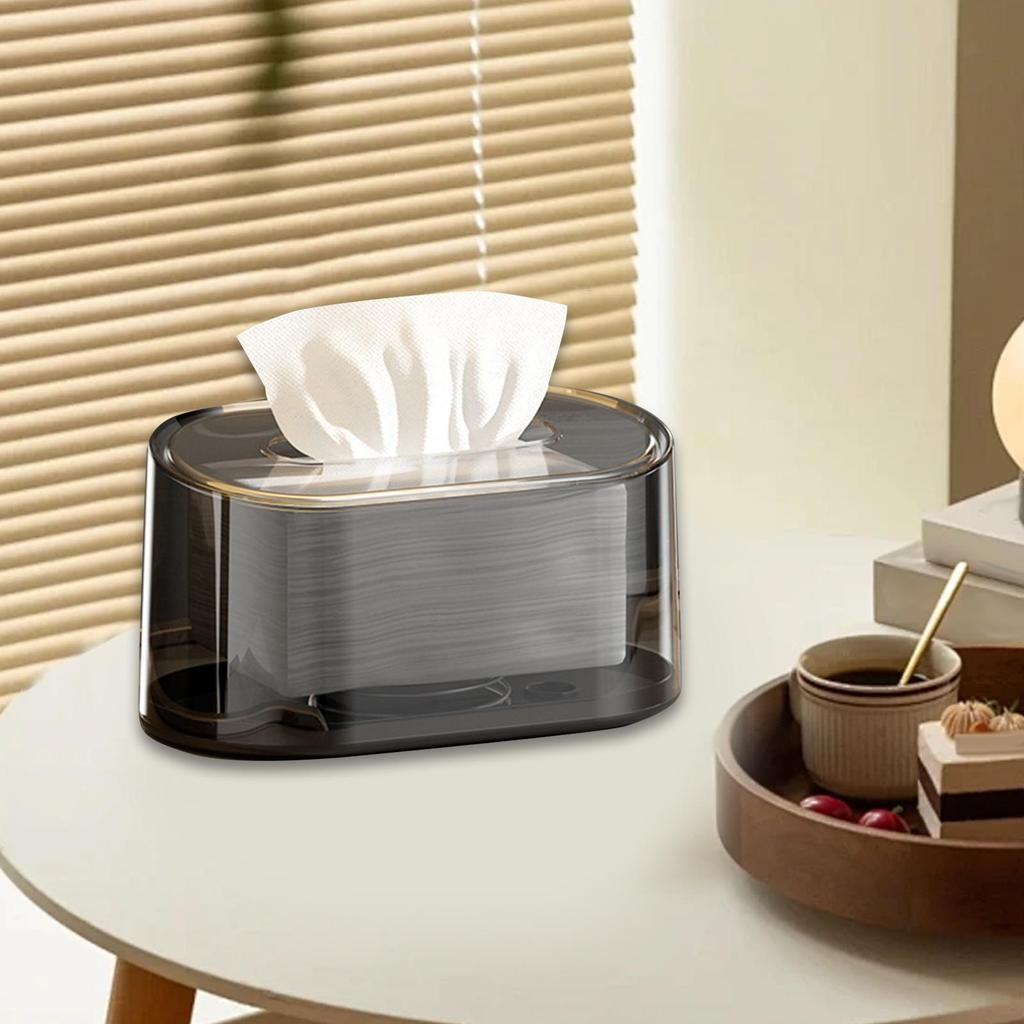 Tissue Storage Box with Spring Modern Modern Toilet Paper Rack Napkin Storage Box for Table Restroom Hotel Car Kitchen Counter