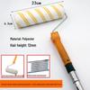 Adjustable Stainless Steel Telescopic Handle Waterproof Paint Roller Brush