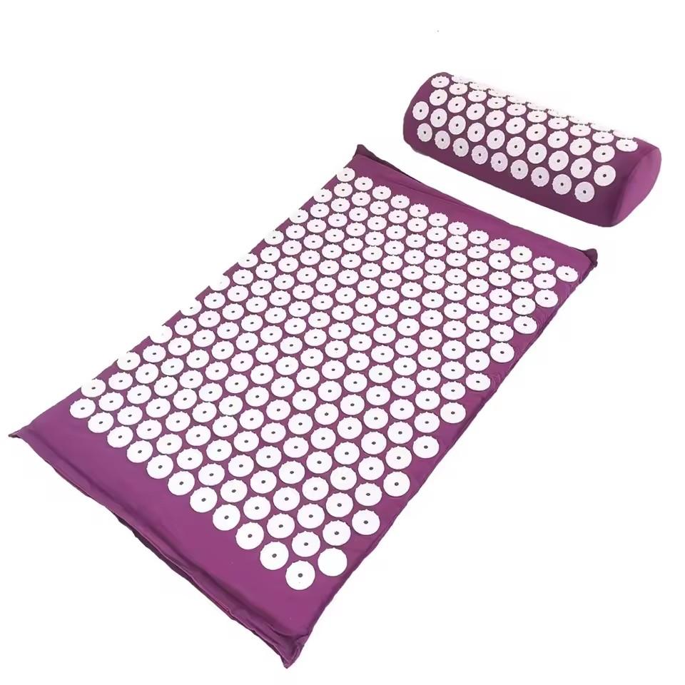 Massager Yoga Mat Cushion Acupressure Massage Mat Sets Spike Fitness Yoga Pilates Relieve Stress Back Pain Applicator