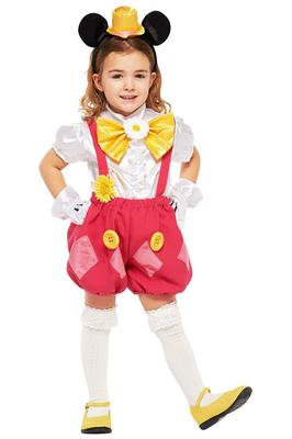Fantasia Infantil Disney Mickey Mouse para Meninas, Altura 120cm-140cm