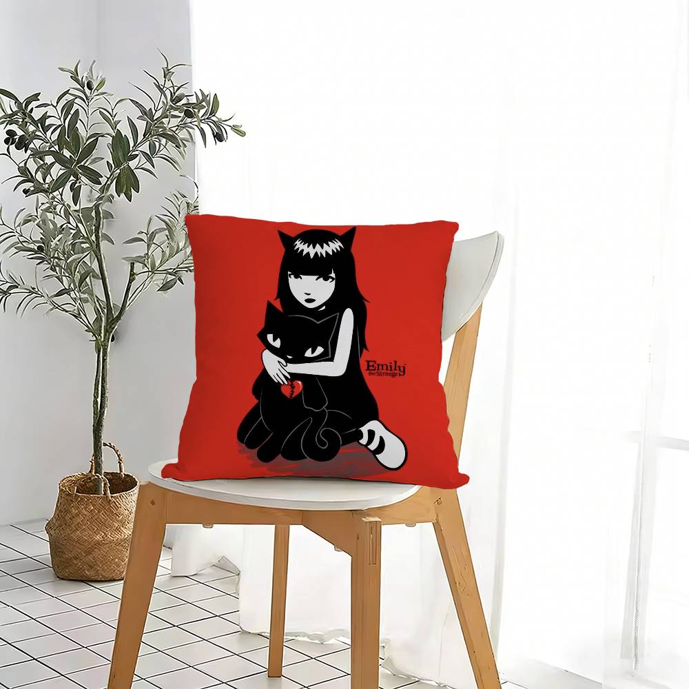 E-Emily The S-Stranges Pillow Case For Sofa Living Room Home Office Decor Protective Cover