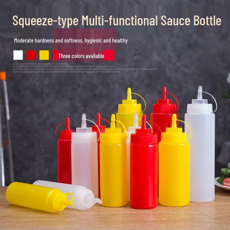 Plastic Squeeze Sauce Bottles