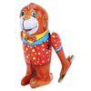 Retro Clockwork Tin Toy Handmade Fine Workmanship Wind Up Tumble Monkey for Collection Present