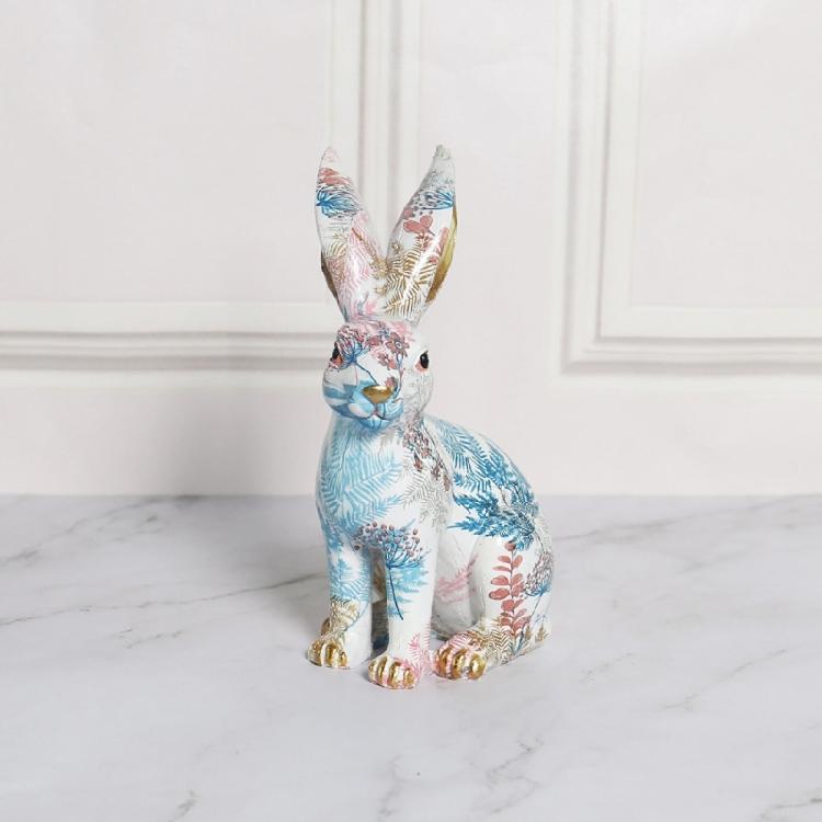 Easter Rabbit Garden Statue for Thanksgiving Day Micro Landscape Decoration Gift