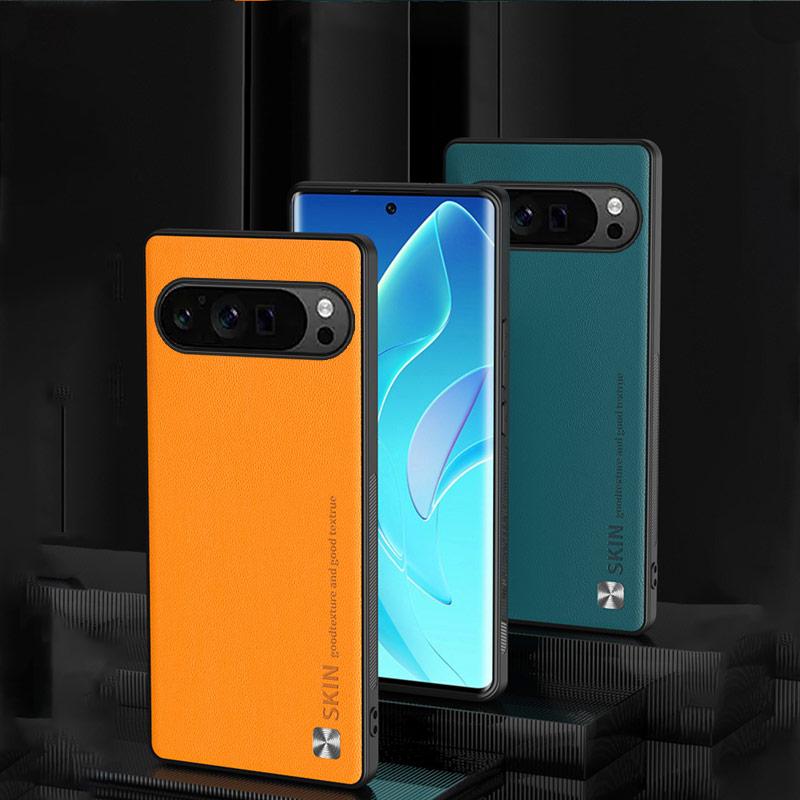 Simple Fashion Leather Phone Case For Google Pixel 6 6A 7 7A 7 Pro 8 8A 9 Pro XL 9A Shockproof Slim Back Cover For Pixel 9 Cases