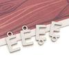 Stainless Steel 26 English Letter Pendant Charm for DIY Bracelets and Necklaces