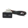 For Toyota Camry Avalon Highlander Levin RAV4 Car Charger Dustproof Socket Dual Type-C Charging Outlet Power Adapter