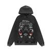 Mens Graphic Hoodie Loose Fit Casual Streetwear Sweatshirt