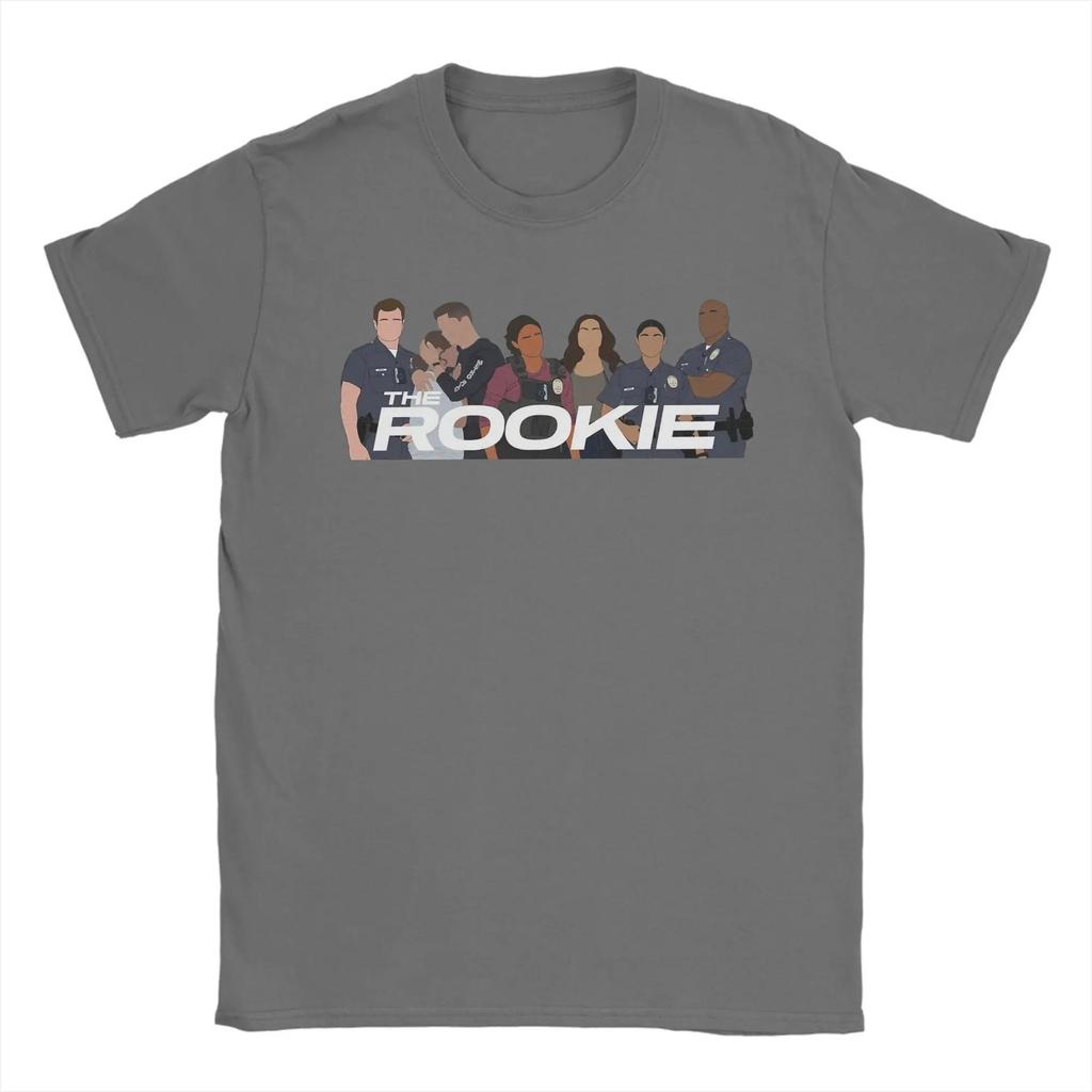 2026 Sommer Mode T-Shirt The Rookie Besetzung Staffel 7 TV Show T-Shirt für Männer Frauen Tolle Baumwoll-T-Shirts Rundhals Kurzarm T-Shirt Neue Ankunft Kleidung