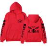 Tokyo Revengers Team Walhalla Double-sided Hoodie, Wing Logo Long Sleeve Pullover Sweatshirt Unisex Anime Hoodie with Japanese Sleeve Print