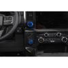 Four-wheel Drive & Trailer Switch Knob Trim Decor Ring For Ford F150 2021+ Blue