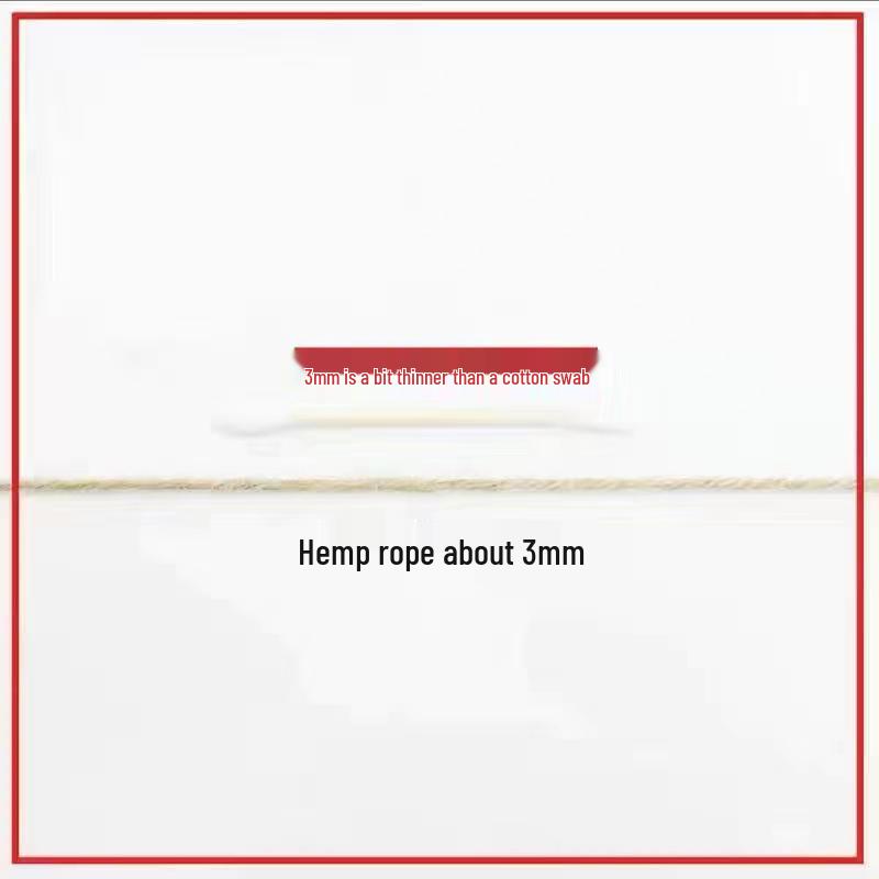 Retro Hemp Rope for DIY Cat Climbing Frame, Pot Decor, Tire Craft, Vase Weaving, and AC Pipe Wrapping