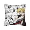 Pillow Case Ozz Manga Pandora Hearts Print  Pillow Cover For Sofa Home Decor Funny Pillowcases