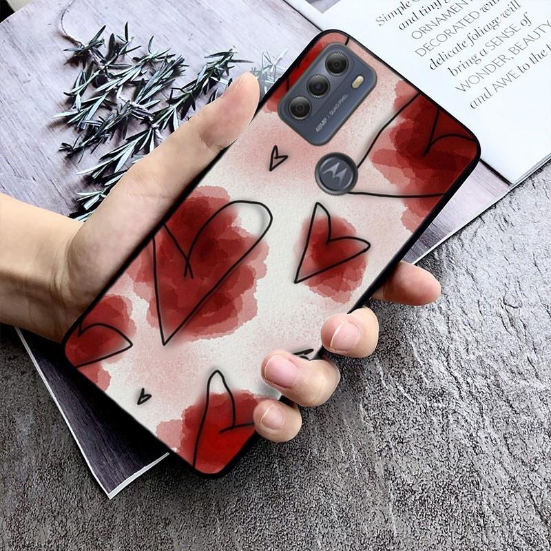 Phone Case For Moto G86 G85 G75 G15 G05 G56 G72 G53 G54 G84 G60 G31 G32 G24 G 5G G Play Love Heart