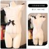 Sex underwear sexy pure desire wind pearl suspender tights leak back bow lace
