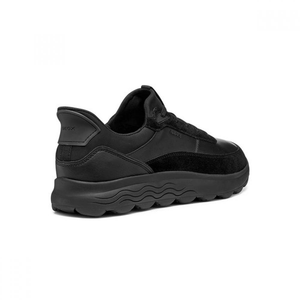 Geox Men S Comfort Air cuShion SneakerS Black 9gxmpa5f1S