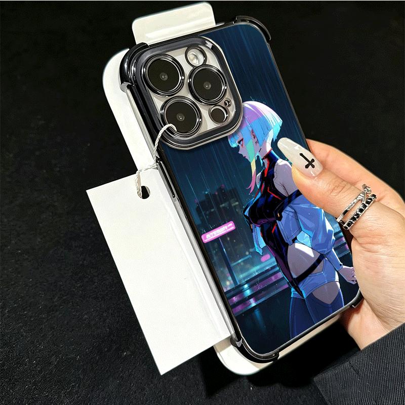 E-Edgerunners Anime Lucy Soft Phone Case For Xiaomi Poco X7 X8 Pro Max X6 X5 X3 F8 Ultra F7 M8 M7 M5S Redmi 15C 15A 15 14C 13C 1