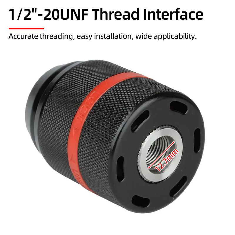 1Pc 1.5-10mm OR 0.8-10mm 1/4" Hex Shank Drill Chuck Keyless Drilling Quick Change Bit Adapter Converter Woodworking Power Tool