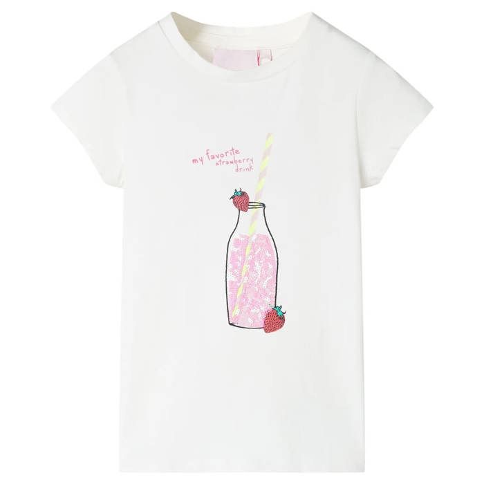 Ecru T-shirt for Children 92/104/116/128/140