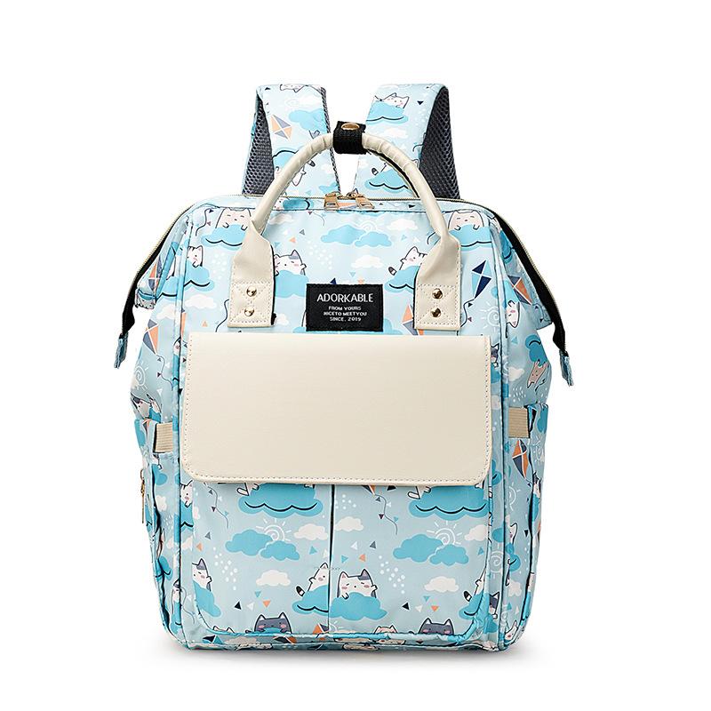 Schoolbag Mommy bag Maternal and infant bag Bao Ma takes the baby out backpack Casual backpack Large capacity Pregnancy and labor portable backpack