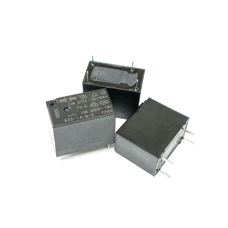 

Song Chuan 4-pin Relay 835-1A-B-C (5V/12V DC) 10A In Stock 24V Relay