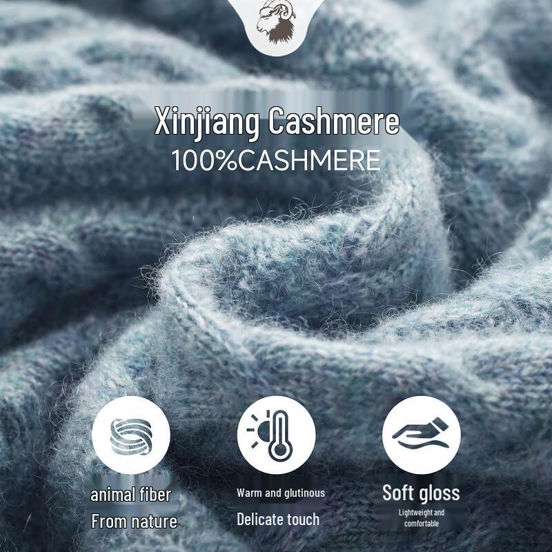 Zhao Jun Women's 100% Cashmere Half-Turtleneck Sweater