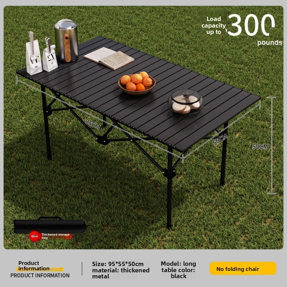 High Quality Easy To Install Outdoor Folding Table Lightweight Aluminum Alloy Picnic Tables Multistyles Camping Desk