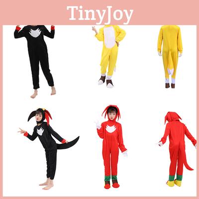 Costume Deluxe Sonic The Hedgehog pour Enfants Combinaison Cosplay Grenouillère