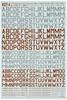 PLATZ WWII British Code Letter 1 Decal 1/72 (Red/Gray) KD7-4