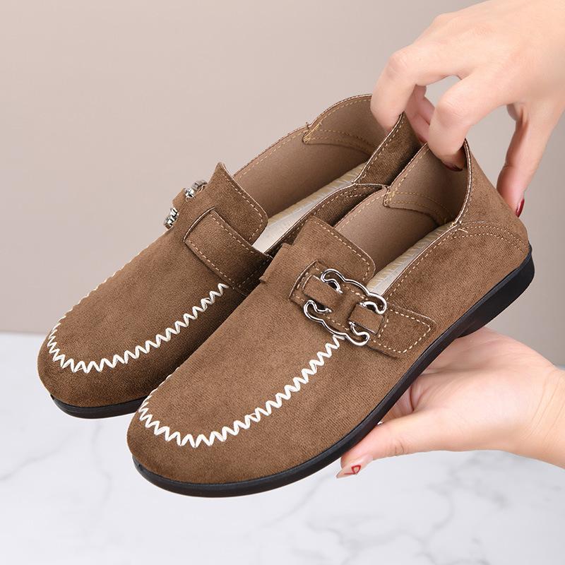 Shoes women's spring and autumn new casual shoes women's shoes soft soles not tired feet single shoes one pedal