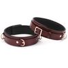 Liebe Seele Thigh Premium SM Genuine for Dominatrix Training Size Cuffs, Restraints, Leather, (Wine Red, M)